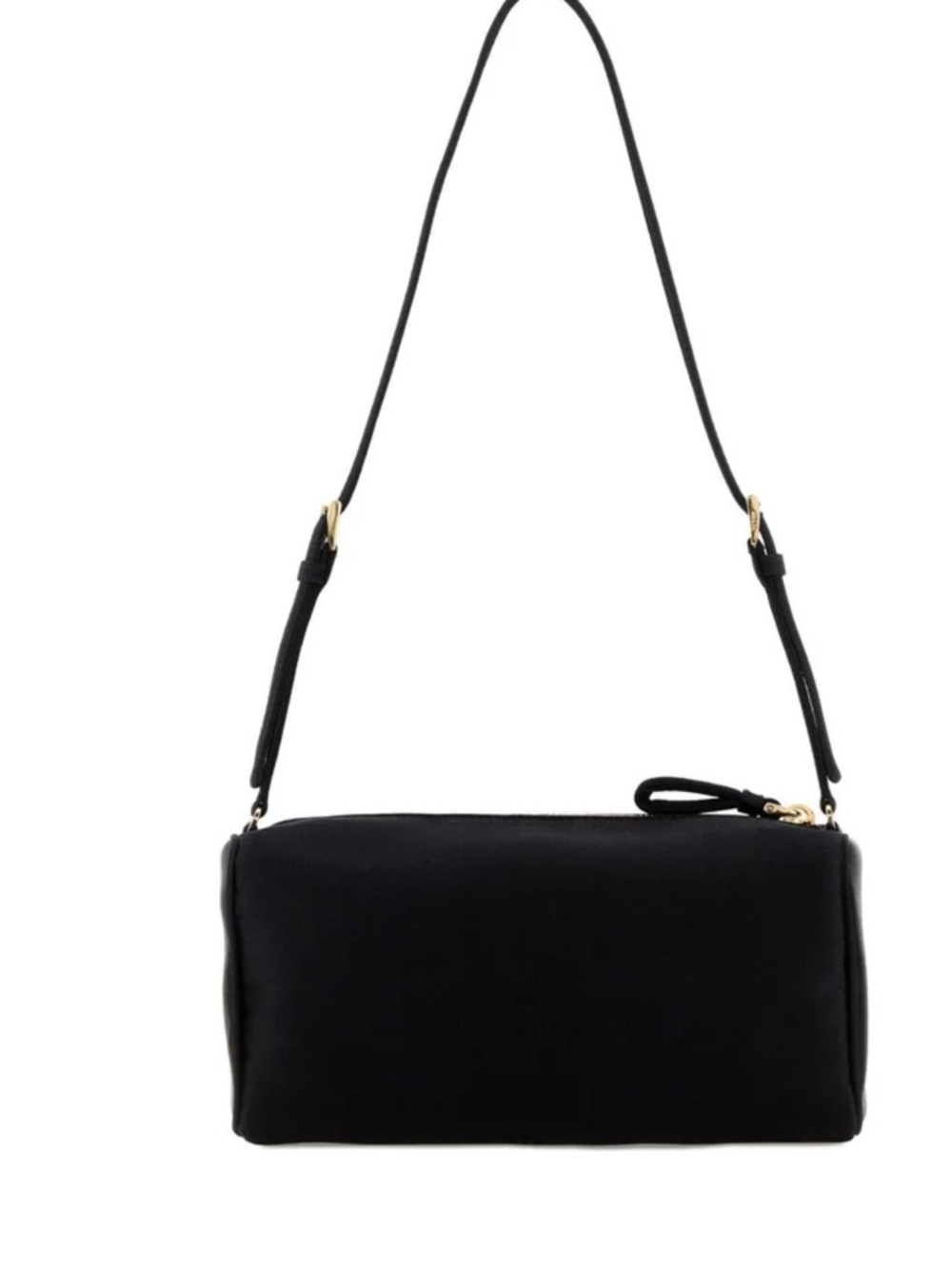 Prada Black Nylon Shoulder Pouch with Gold Logo - Picture 5 of 5